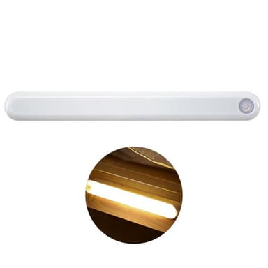 26 cm ladattava liiketunnistin LED-yövalo Magneettinen valopalkki Keltainen valo