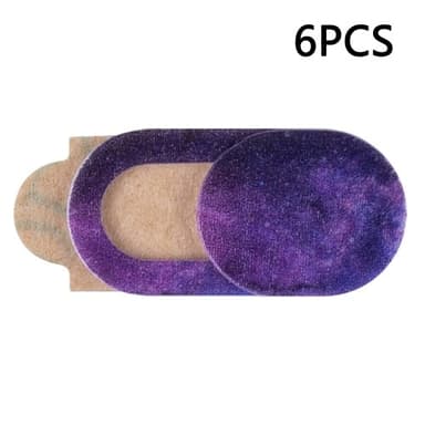 6 kpl Anti-Spy Computer Camera Protection Slider Anti-Peep Privacy - Starry Sky 3