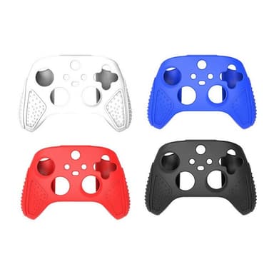 Xbox Series S/X -peliohjaimelle, pölytiivis silikonisuoja, liukastumista estävä kotelo - Valkoinen