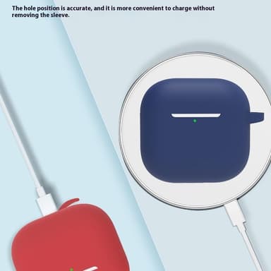 AirPods 4 6 in 1 -tarvikkeet kotelo hihnapidike korvakoukut kaulahihna avainrengas - Minttu