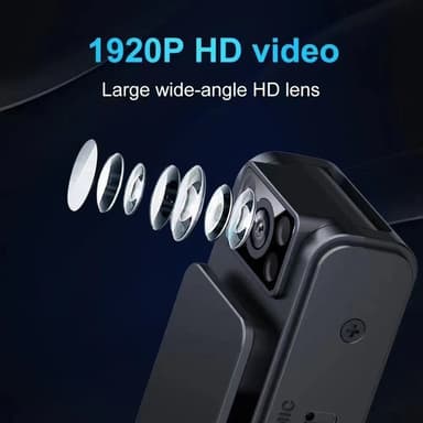 L8+ WiFi HD 1080P Minikameran takaklipsi Bodycam-äänitallennin