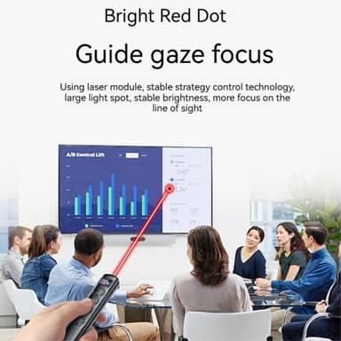 Remote Laser Pointer Powerpoint Office -esityssivun kääntäminen napsauttajaa