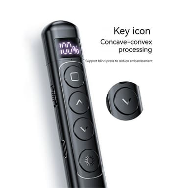 Remote Laser Pointer Powerpoint Office -esityssivun kääntäminen napsauttajaa