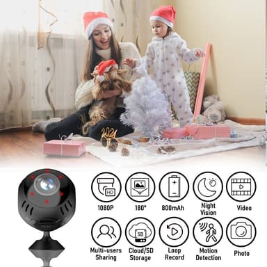 Älykäs WiFi-kamera reaaliaikaisen toiston panoraamanäkymän valvontakamera
