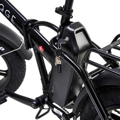 Vester  - Taitettava Fat Tyre Sähköpyörä 48V 14Ah - Onyx Musta