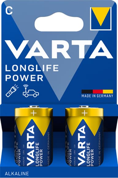 Varta Longlife Power C paristot (2 kpl)