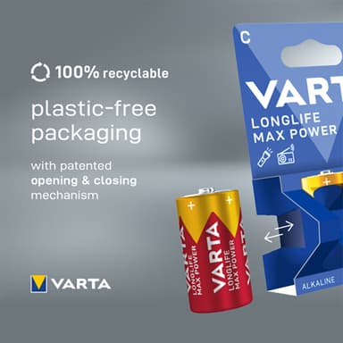 Varta Longlife Max Power C paristot (2 kpl)