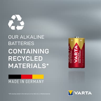 Varta Longlife Max Power C paristot (2 kpl)