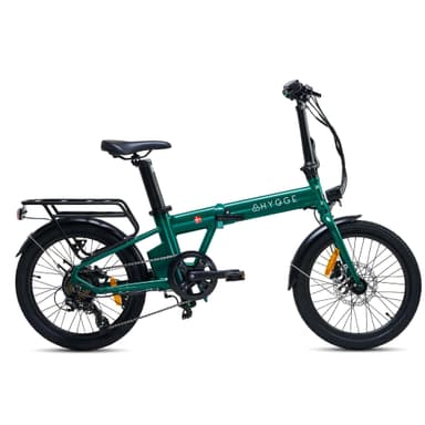 Virum  - Taitettava Ultra-Lievä Sähköpyörä 36V 10Ah - British Racing Green
