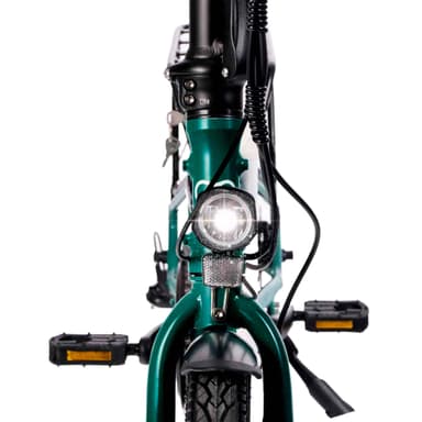 Virum  - Taitettava Ultra-Lievä Sähköpyörä 36V 10Ah - British Racing Green