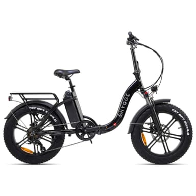 Vester Step  - Taitettava Fat Tyre Sähköpyörä 48V 14Ah - Onyx Musta