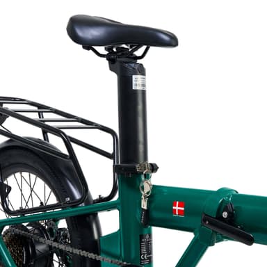 Virum  - Taitettava Ultra-Lievä Sähköpyörä 36V 10Ah - British Racing Green