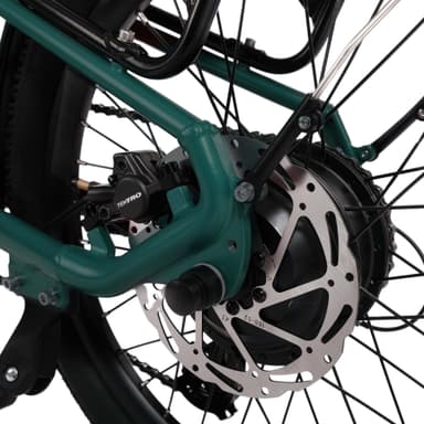 Virum  - Taitettava Ultra-Lievä Sähköpyörä 36V 10Ah - British Racing Green