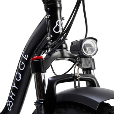 Vester Step  - Taitettava Fat Tyre Sähköpyörä 48V 14Ah - Onyx Musta
