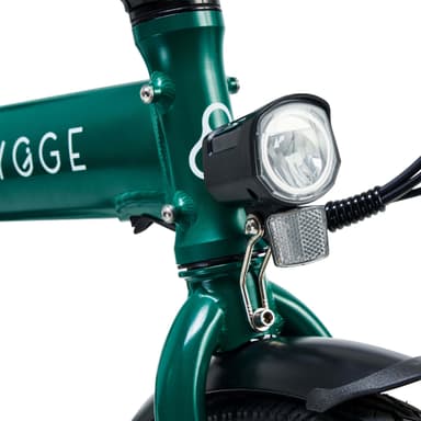 Virum  - Taitettava Ultra-Lievä Sähköpyörä 36V 10Ah - British Racing Green