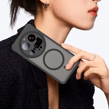 SKALO Xiaomi 15 Ultra 5G Matta Hybrid Suojakuori - Musta