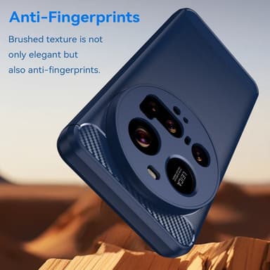 SKALO Xiaomi 15 Ultra 5G Armor Carbon Suojakuori - Sininen