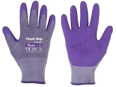 24 tuotteen paketti. Käsineet FLASH GRIP LAVENDER, koko 8, Bradas