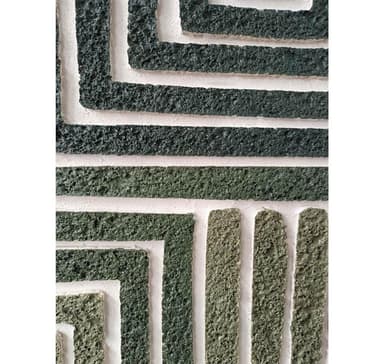 Wall art WALLY 60x80cm, green maze 2