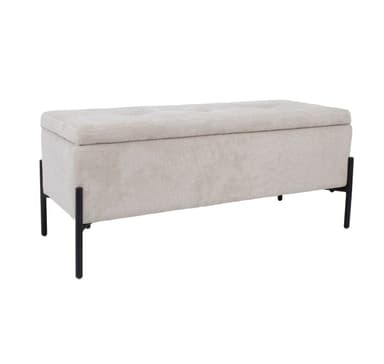 Penkki RORI säilytyslaatikolla, beige
