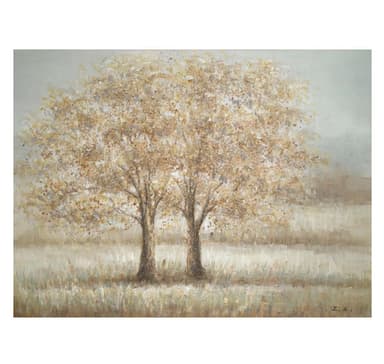 Öljymaalaus 90x120cm, kaksi puuta