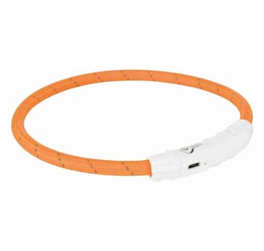 Turvakaulus Salamavalorengas USB ML 45cm/7mm oranssi