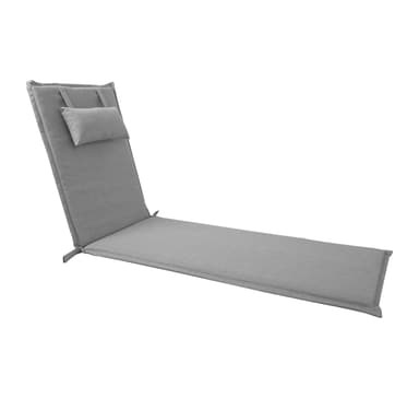 Tyyny tuolille WICKER 55x195x3cm, harmaa
