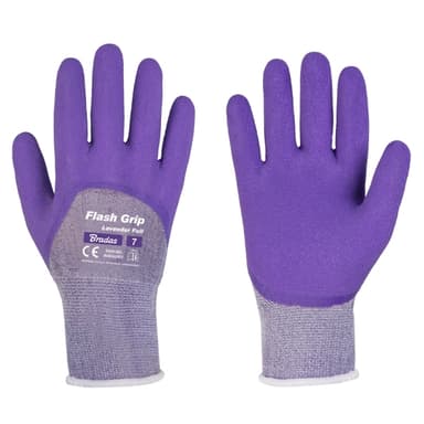 24 tuotteen paketti. Käsineet FLASH GRIP LAVENDER FULL, koko 7