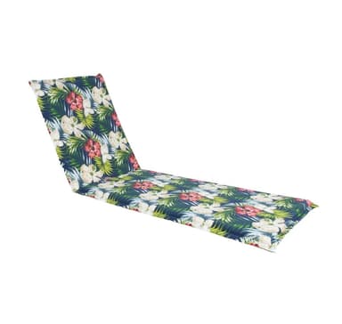 Tyyny tuoliin SUMMER FLOWER 55x190x5cm, tumma kukka