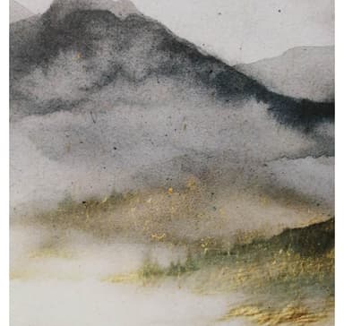 Seinätaide WALLY 60x80cm, vuoret 2
