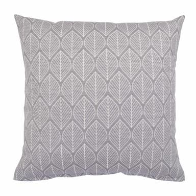 2 tuotteen paketti. Tyyny RETRO 45x45cm, grey lehti