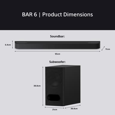 Sony Bravia Theatre Bar 6E 3.1.2-kanavainen soundbar
