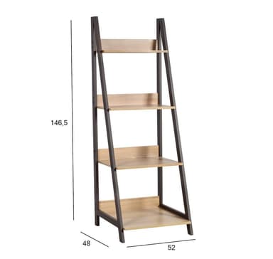 Hylly STEP 52x48xH146,5cm, tammi