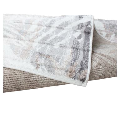 Matto KIGALI-1, 133x190cm, beige/ruskea lehti