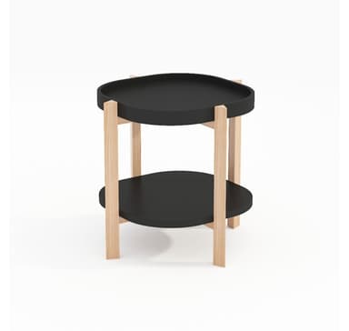 Sivupöytä NORAH D40xH60cm, musta