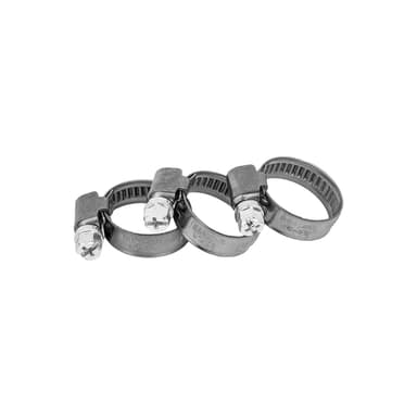 100 tuotteen paketti. Ruostumaton seepra letkunkiristin BRADAS 12-20mm