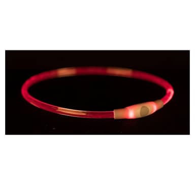 Turvakauluksen salamavalorengas USB, LXL: 65 cm/d 8 mm, monivärinen