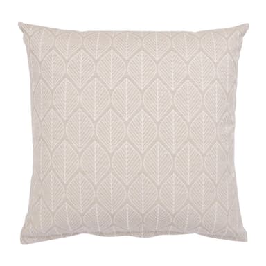 2 tuotteen paketti. Tyyny RETRO 45x45cm, beige lehti