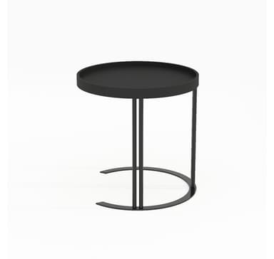 Sivupöytä KEIRA D50xH50cm, musta