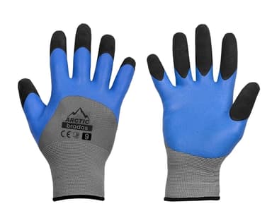 24 tuotteen paketti. Käsineet ARTIC latex, koko 9, Bradas