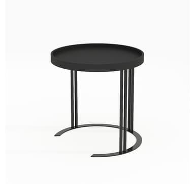Sivupöytä KEIRA D50xH50cm, musta