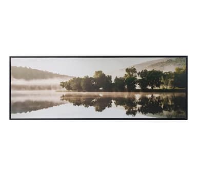 Seinätaide WALLY 50x140cm, sumu järvellä