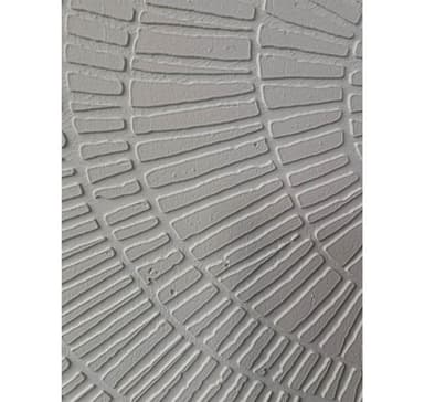Seinätaide WALLY 60x80cm, abstrakti valkoinen