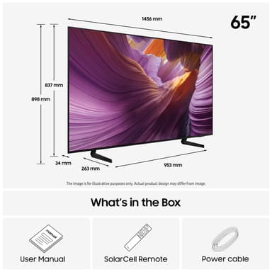 Samsung 65" S85F 4K OLED älytelevisio (2025)