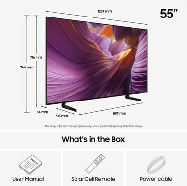 Samsung 55" S85F 4K OLED älytelevisio (2025)