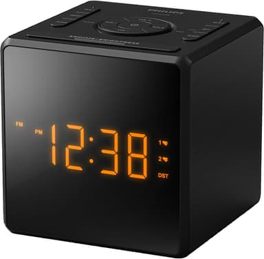 Philips R4500 digitaalinen kelloradio (musta)