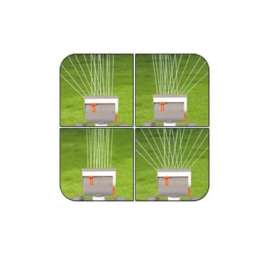 WHITE LINE Turbo Oscillating Sprinkleri 20 suutinta