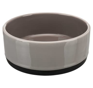 Keraaminen kulho kumipohjalla, 0,75 l/ø 16 cm, harmaa