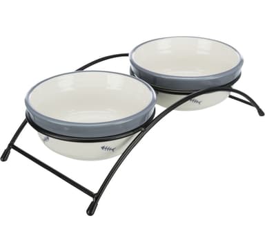Setti keraamisia kulhoja korotetulla pohjalla Eat on Feet, 2 × 0,3 l/ø 12 cm
