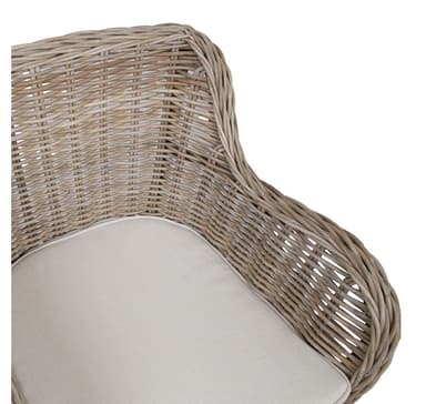 Nojatuoli KATALINA 62x72xH83cm, luonnonrottinki